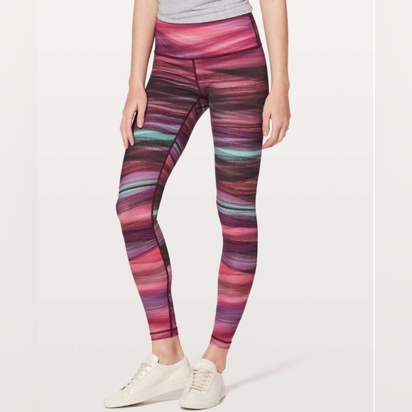 [Lululemon] Wunder Under Hi-Rise Tight Central Saint Martins Nulux 28" Sz: 6 - Picture 2 of 9